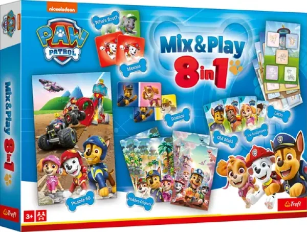 Trefl - Hra - Sada her MixPlay 8v1 Tlapková patrola