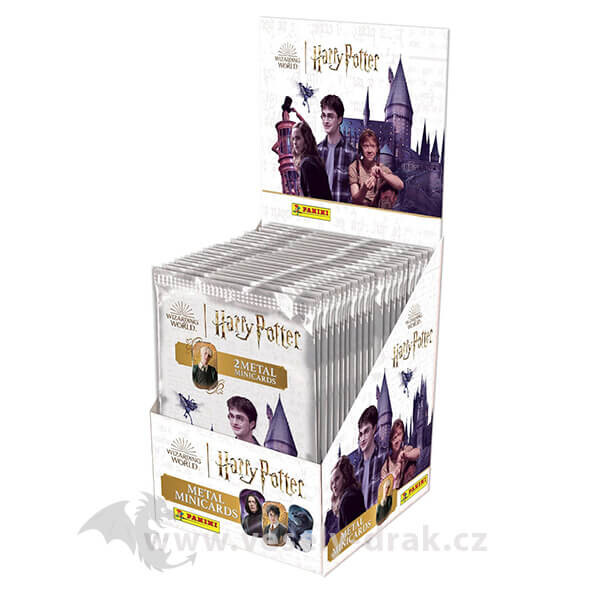 Harry Potter kovové minikarty - box