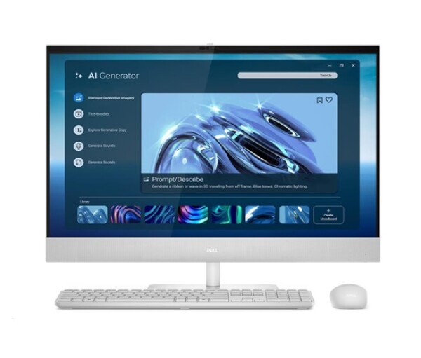 DELL PC AiO 27 All-in-One EC27250 27" FHD/U5-325/16GB/512SSD/FHD/Integrated/WLAN/Kb&Mse/W11 Pro/3Y PS NBD EDF_1339477