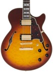 D'Angelico Excel SS XT Iced Tea Burst Quilt