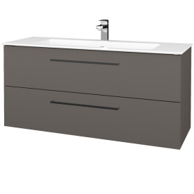 Dřevojas - Umyvadlová skříňka GIO SZZ2 120 - N06 Lava / Úchytka T06 / N06 Lava 406134H