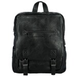 Stylový koženkový batoh Desan, černý