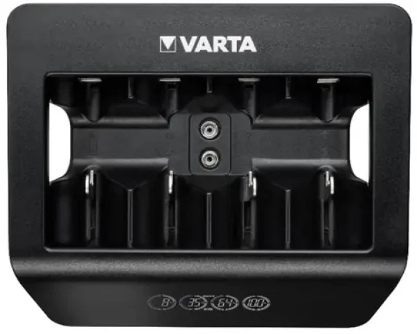 Varta LCD universal Charger+ / Nabíječka baterií - 4x AA/AAA/C/D + 1x 9V / 100-240V / 1x USB-C (529979)