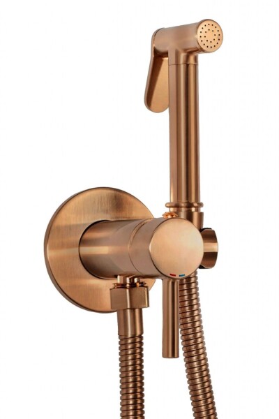 REA - Podomítková bidetová baterie LUNGO LOOP Copper Brush REA-B6314