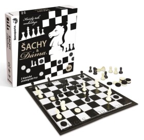 Šachy & Dáma 2v1 společenská strategická hra