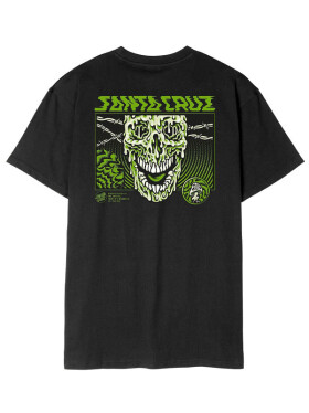 Santa Cruz Toxic Skull black pánské tričko s krátkým rukávem - L