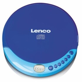 Lenco CD-011 modrá / přenosný CD přehrávač / 3.5 mm jack / CDCD-RCD-RW (CD-011BLAU)