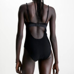 Dámské jednodílné plavky KW0KW02137-BEH - Calvin Klein S