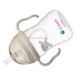B.box 200246 Hrneček s brčkem - béžový 240 ml