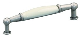 Tulip Nábytková úchytka porcelánová Sara 96mm starozlatá (309006)