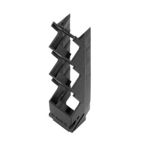 Electronics housings, OMNIMATE Housing - series CH20MBlack, Side element, Width: 22,5 mm
