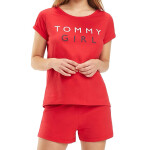 Dámské Tričko s krátkým rukávem UW0UW01619-611 - Tommy Hilfiger S