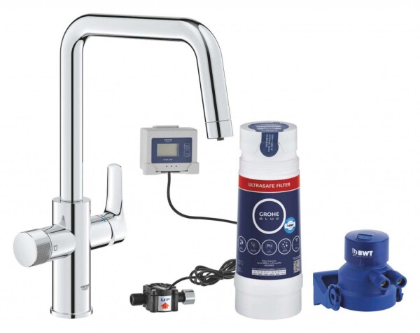 GROHE - Blue Pure Set dřezové baterie Start s filtrací Ultrasafe, chrom 30594000