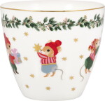 GREEN GATE Latte cup Joanni White 300 ml, multi barva, porcelán 300ml