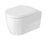 DURAVIT - ME by Starck Závěsné WC se sedátkem SoftClose, Rimless, DuraShield, bílá 452909AAA1