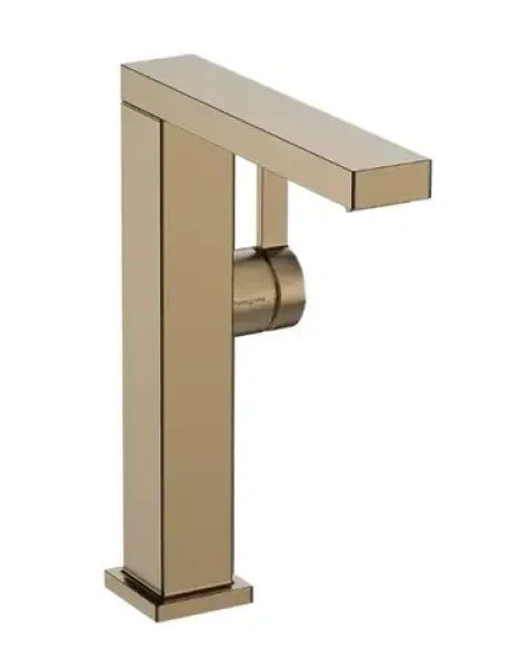 Hansgrohe Tecturis E - Umyvadlová baterie s výpustí Push-Open | CoolStart | EcoSmart | kartáčovaný bronz (73063140)