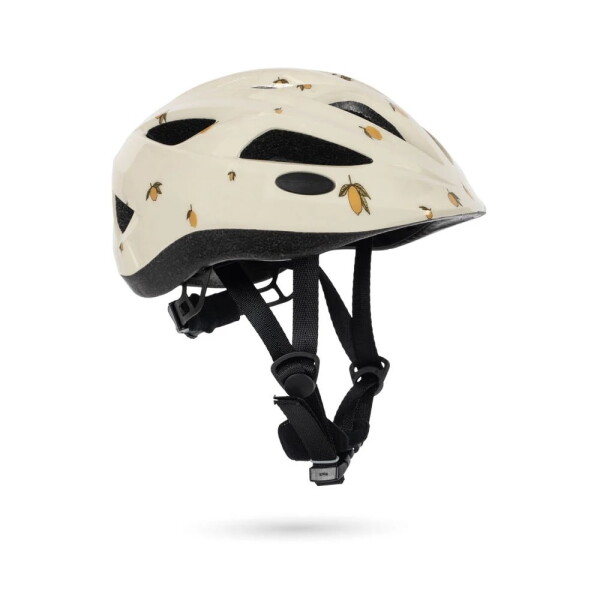 Konges Sløjd Cyklistická helma pro děti Lemon M/L: 51–55, krémová barva, plast