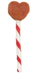 TRIXIE Valentine kuře lízátko srdce 12 cm / Pamlsek pro psy / žvýkací / 15 g (G14-919942)
