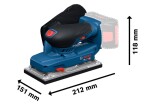Aku vibrační bruska Bosch PRO GSS18V-18 06019R7001