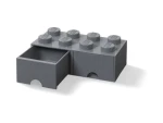 LEGO® úložný box tmavě šedá