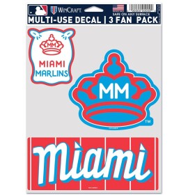Samolepka Miami Marlins MLB City Connect Multi-Use Set (3 ks)% 1 ks