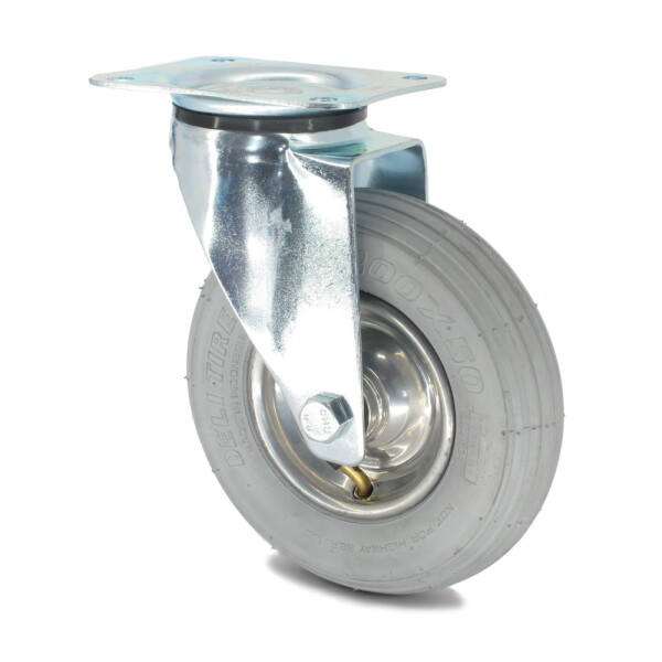 Feba Pojezdové kolečko bantamové ŠEDÉ O 200, otočné 1719