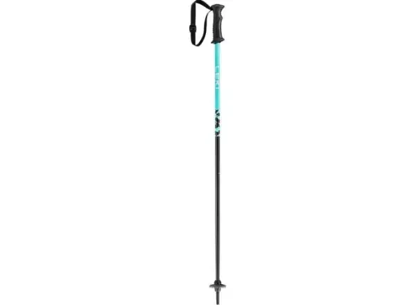 Leki Rider 2023/24 - Leki Rider dětské sjezdové hole darkblue-light turquoise-white 80 cm