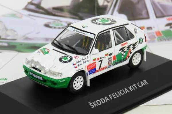 Škoda Felicia KitCar Rally 1:43 DeAgostini časopis s modelem D085 NEW