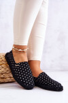 Dámské espadrilky s puntíky Big Star JJ274867 Černá 36