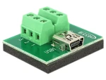 Delock adaptér mini USB samice Terminal Block 6 Pin (65518-DE)