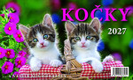 Kalendář 2027 stolní: KOČKY