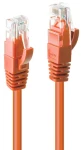 Lindy Cat6 oranžová / Patch kabel / U/UTP / RJ-45 / 0,5 m (48106)