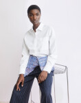 Armedangels Loose Poplin Shirt Blouse 188 white L