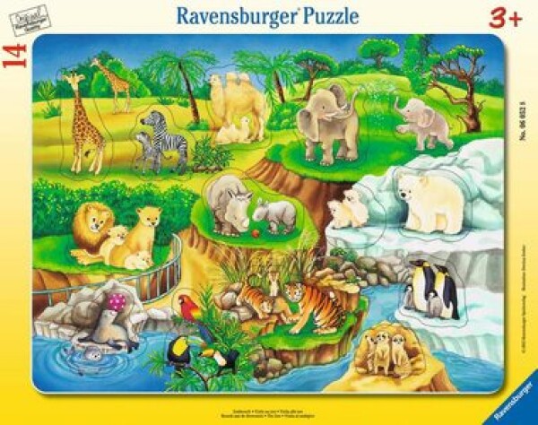 Ravensburger ZOO rámové 14 dílků