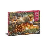 Cherry Pazzi Puzzle - Tygří rodinka 1000 dílků