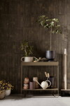 Ferm Living Stojan na květiny Plant box Two-tier Black, černá barva