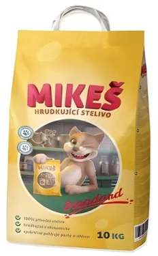 Mikeš Standard 10 kg / Kočkolit / Bentonitový / Hrubé zrno / Bez vůně (433-9072)