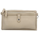Stylová malá crossbody kabelka Perlla new, béžová