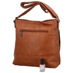 Moderní dámská koženková crossbody Anup, hnědá