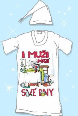 Smiffys.com Košile na spaní- I muži mají své dny Velikost: L