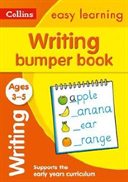 Bumper Book - Writing Ages 3-5 - Collins Easy Learning
