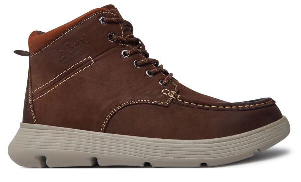 Lee Cooper LCJ-24-33-2921M Pánské kotníkové boty hnědé 42