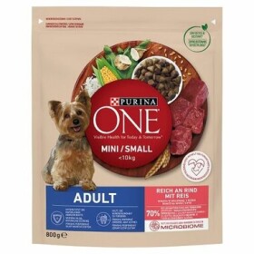 Purina ONE MINI Dog Adult s hovězím 0,8 kg