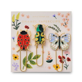 Rifle Paper Co. Kancelářské sponky Curio – set 3 ks, zlatá barva, kov