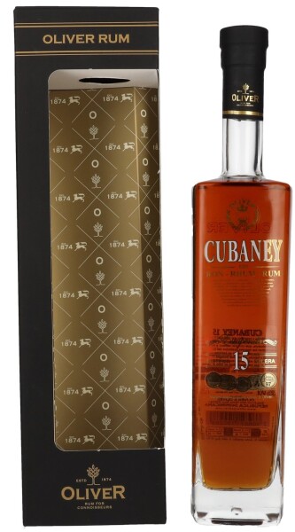 Ron Cubaney ESTUPENDO Solera Rum 15y 38% 0,7 l (tuba)