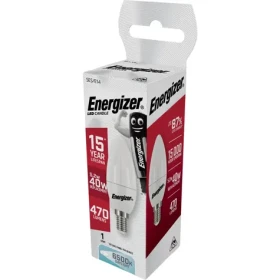 Energizer LED žárovka svíčka, E14, denní bílá, 5,9 W jako 40 W