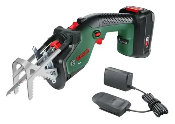 Bosch Keo zelená / Akumulátorová prořezávací pila / 18V / do O8 cm / Li-ion 2,0Ah / POWER FOR ALL ALLIANCE (0600861A00)