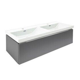 Koupelnová skříňka s umyvadlem SAT Feel 120x30x44,8 cm antracit mat SATFEEL120ANTU4 SATFEEL120ANTU4