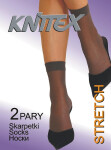 Dámské silonkové ponožky Knittex Stretch A'2 nero univerzální