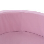 PLUSH NEST PLUSH NEST Suchý bazén kulatý Samet Ø 90 × 30 cm (růžový)